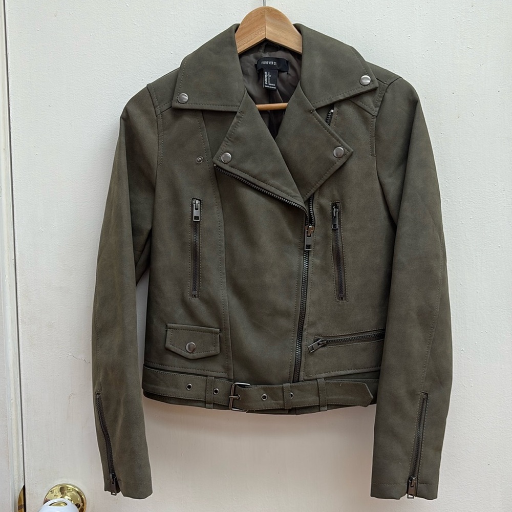 Forever 21 faux leather jacket